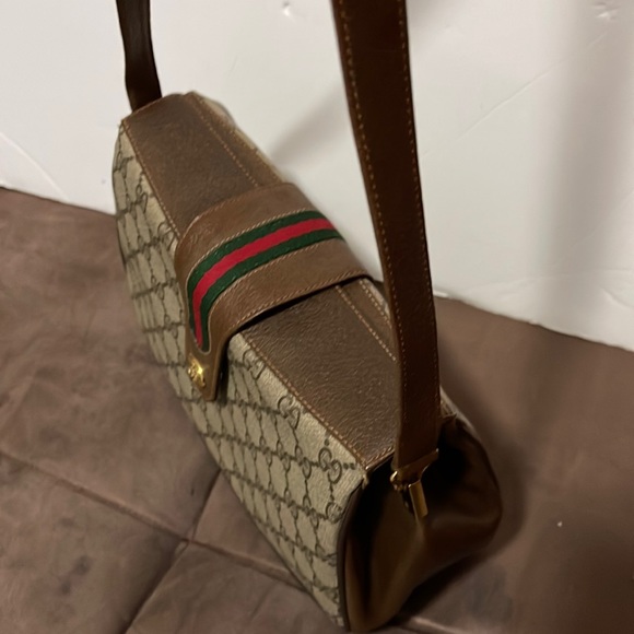 Gucci Shoulder Bag Browns PVC - Picture 7 of 12
